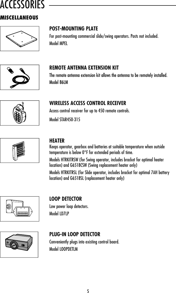 Page 6 of 8 - Liftmaster Liftmaster-Csl24V-Owners-Manual USER GUIDE CSL24V CSL24VH CSW24V CSW24VH