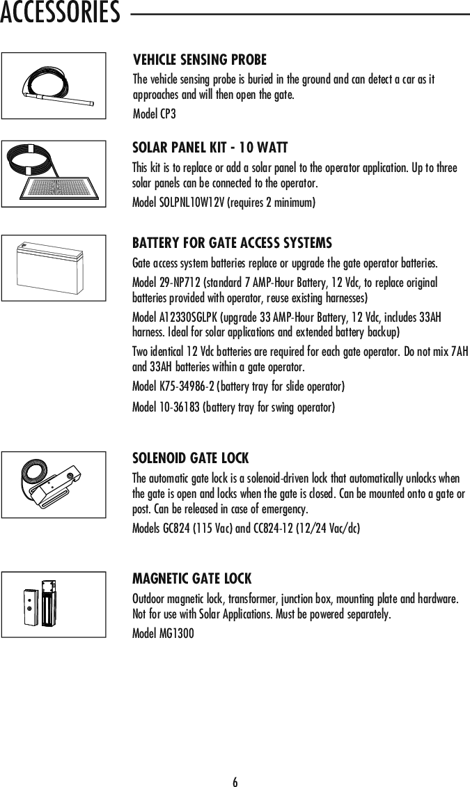 Page 8 of 8 - Liftmaster Liftmaster-Csl24V-Owners-Manual USER GUIDE CSL24V CSL24VH CSW24V CSW24VH