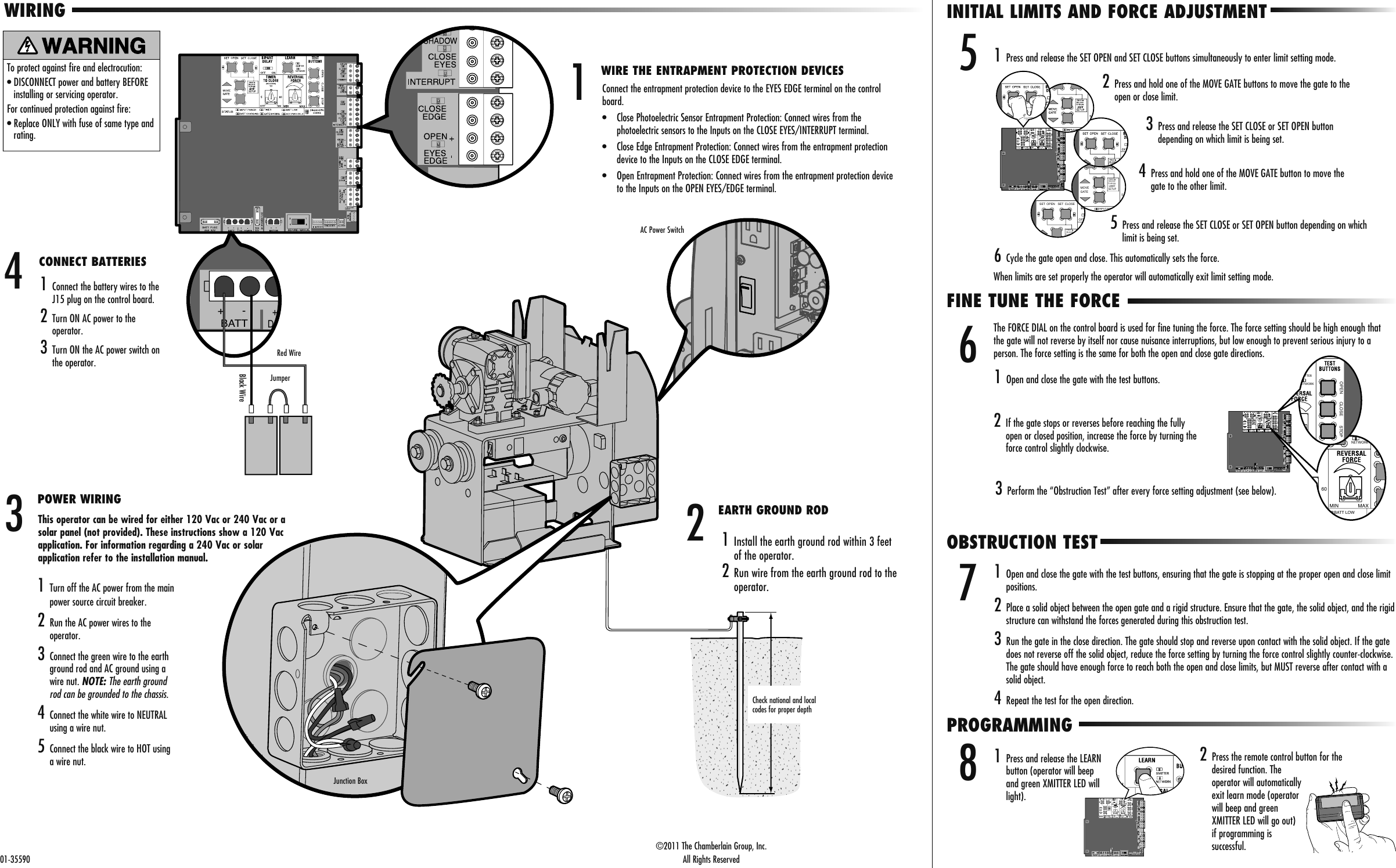 Liftmaster Csl24V Quick Start Guide QUICKSTART CSL24VH