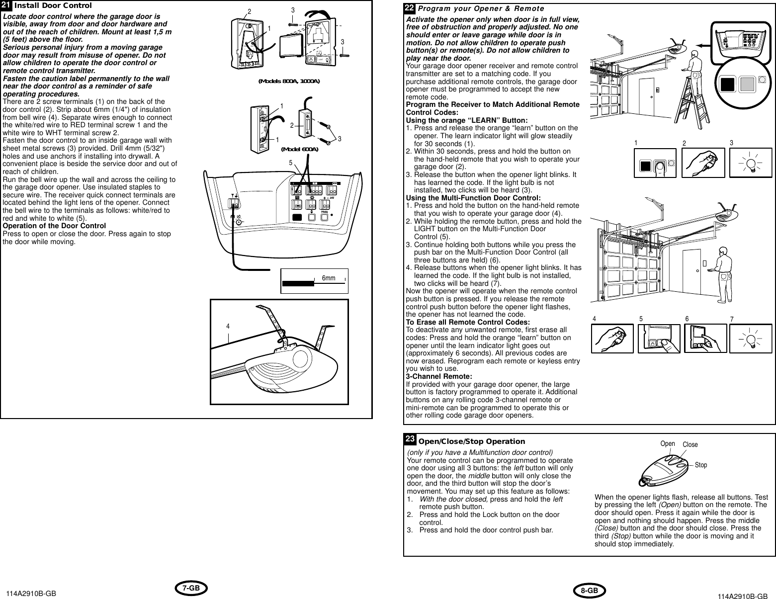 Page 5 of 9 - Liftmaster Liftmaster-Garage-Door-Opener-1000A-Users-Manual-  Liftmaster-garage-door-opener-1000a-users-manual