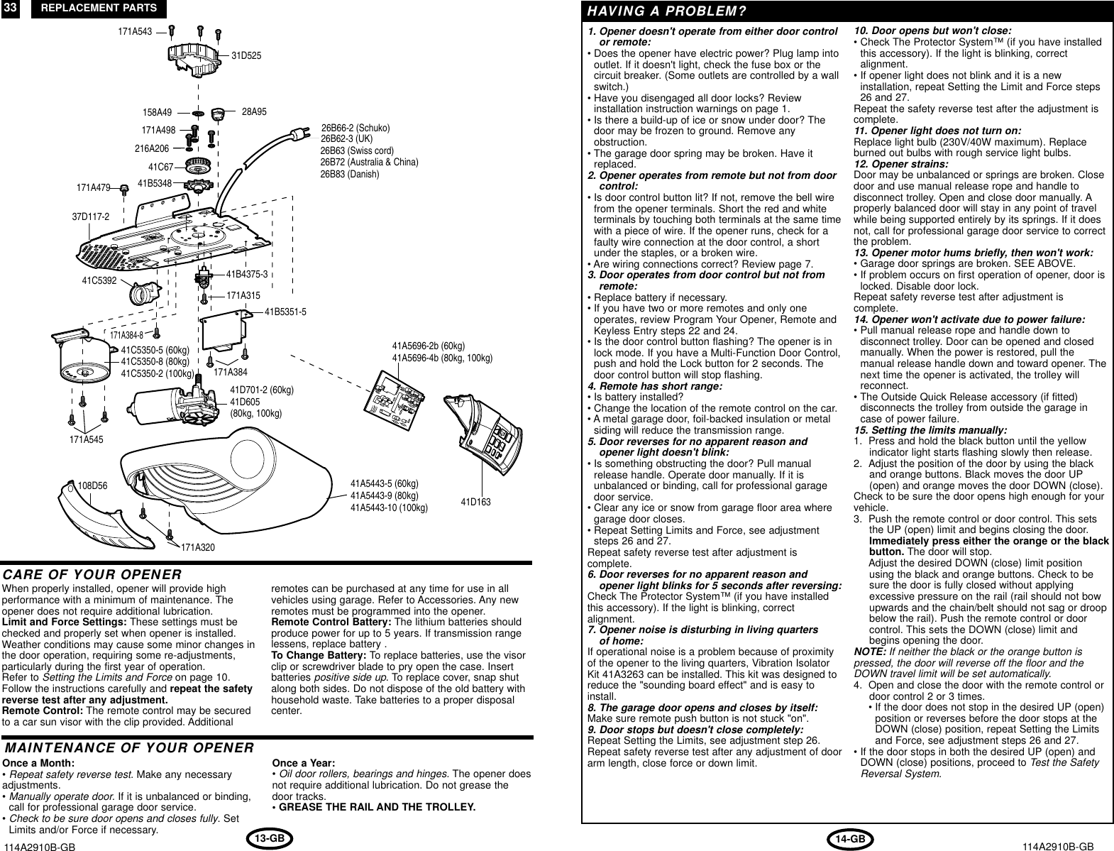 Page 8 of 9 - Liftmaster Liftmaster-Garage-Door-Opener-1000A-Users-Manual-  Liftmaster-garage-door-opener-1000a-users-manual