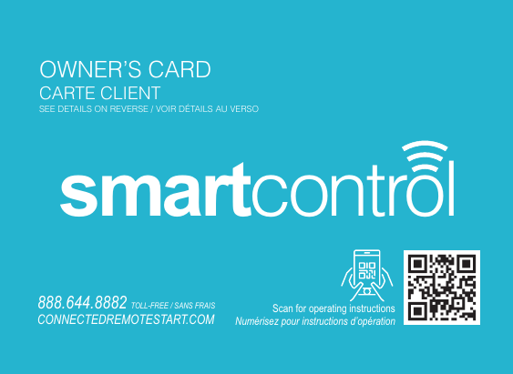 Page 1 of Light Wave Technology 3200 Connected, CarLink User Manual Owner Card Set