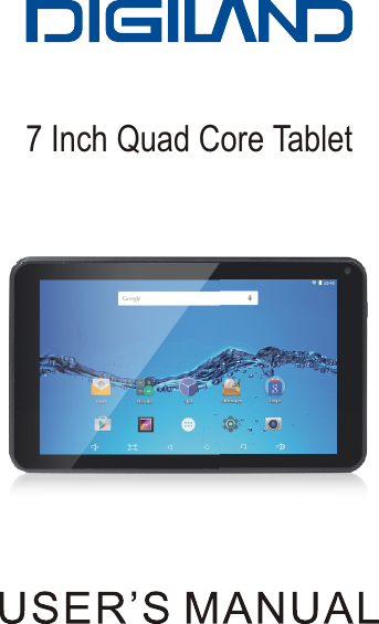 7 Inch Quad Core Tablet