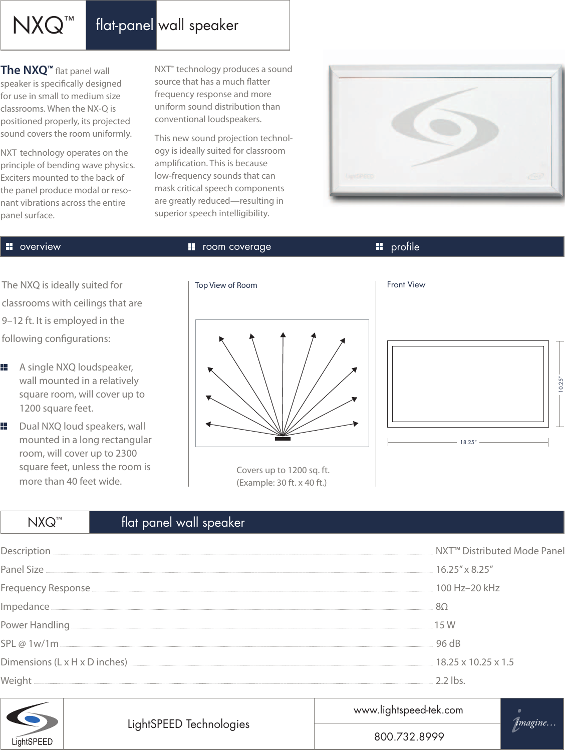 Page 1 of 1 - Lightspeed-Technologies Lightspeed-Technologies-Wall-Speaker-Users-Manual- NXQ_SS  Lightspeed-technologies-wall-speaker-users-manual