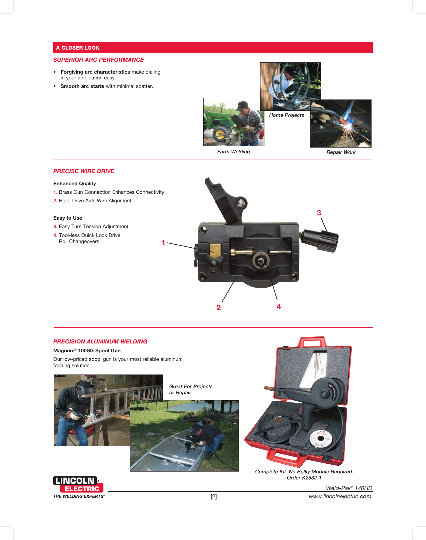 Page 2 of 4 - Lincoln-Electric Lincoln-Electric-140Hd-K2514-1-Users-Manual- Wire Feeder Welder  Lincoln-electric-140hd-k2514-1-users-manual