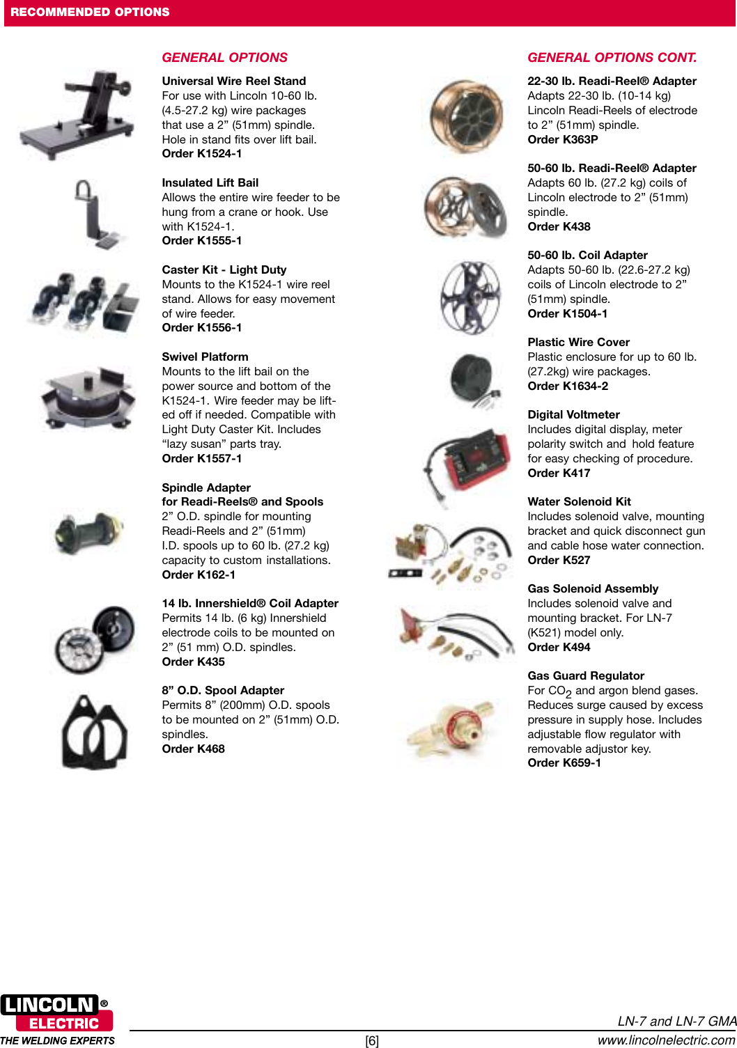 Page 6 of 8 - Lincoln-Electric Lincoln-Electric-Gma-Wire-Feeders-Ln-7-Users-Manual- Semiautomatic Wire Feeders  Lincoln-electric-gma-wire-feeders-ln-7-users-manual