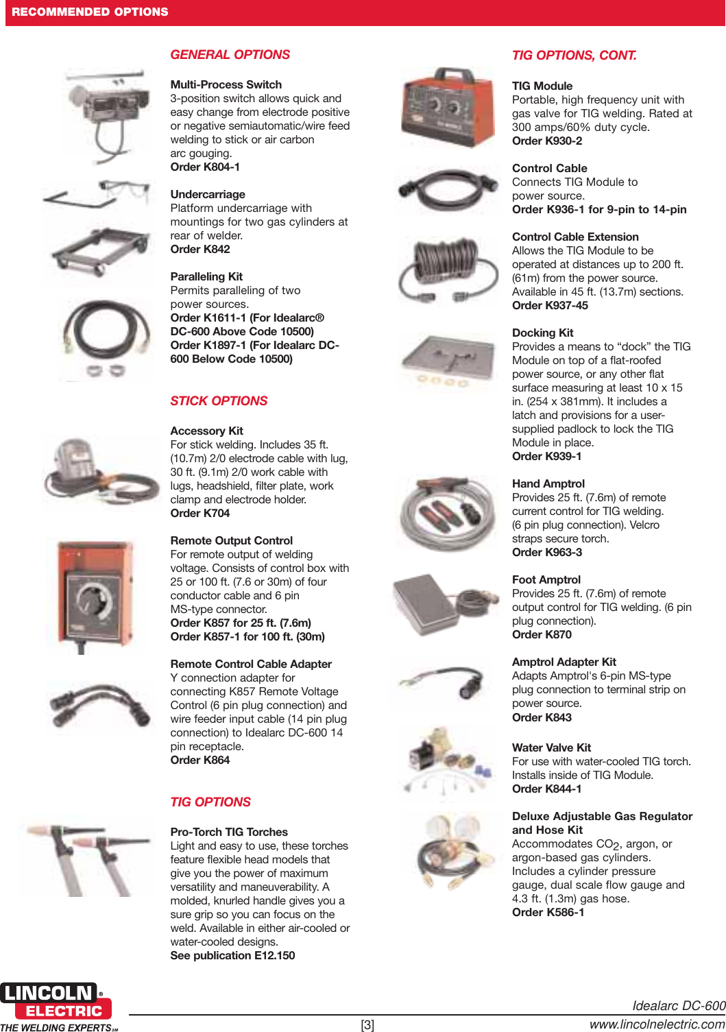 Page 3 of 4 - Lincoln-Electric Lincoln-Electric-Idealarc-Dc-600-Users-Manual- Multi-Process Welders  Lincoln-electric-idealarc-dc-600-users-manual