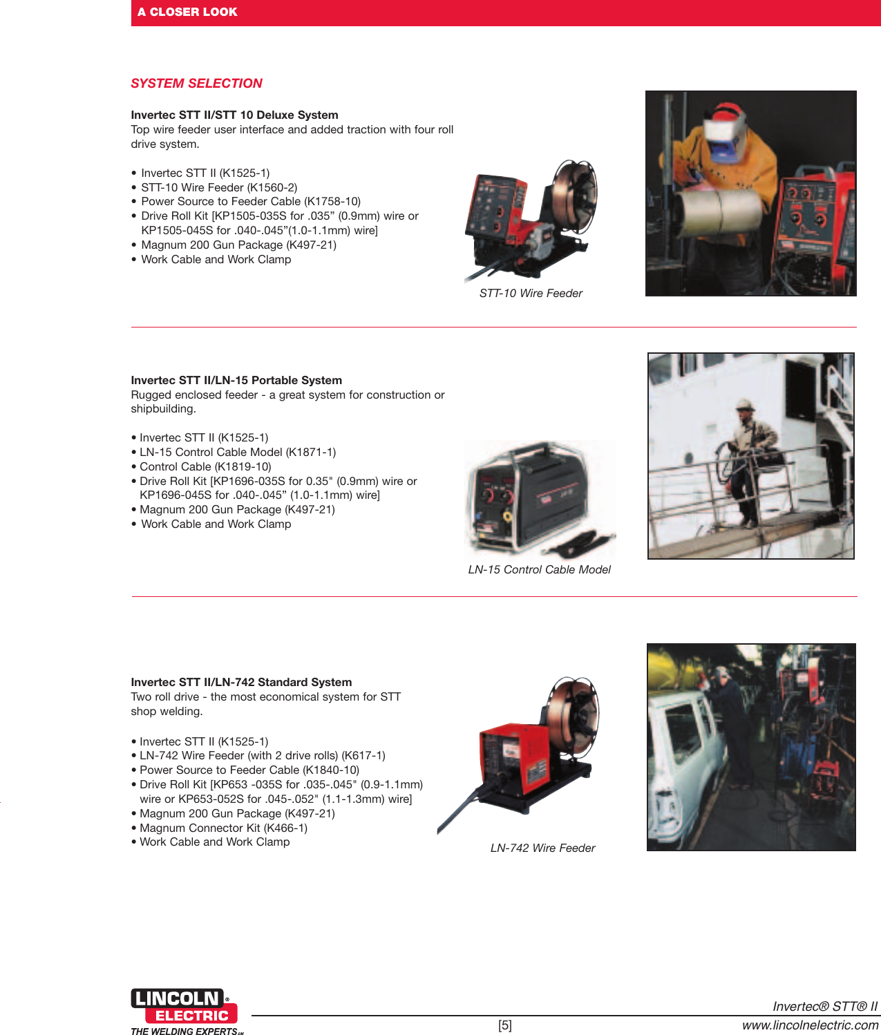 Page 5 of 8 - Lincoln-Electric Lincoln-Electric-Invertec-Stt-Ii-Users-Manual- MIG Welders  Lincoln-electric-invertec-stt-ii-users-manual