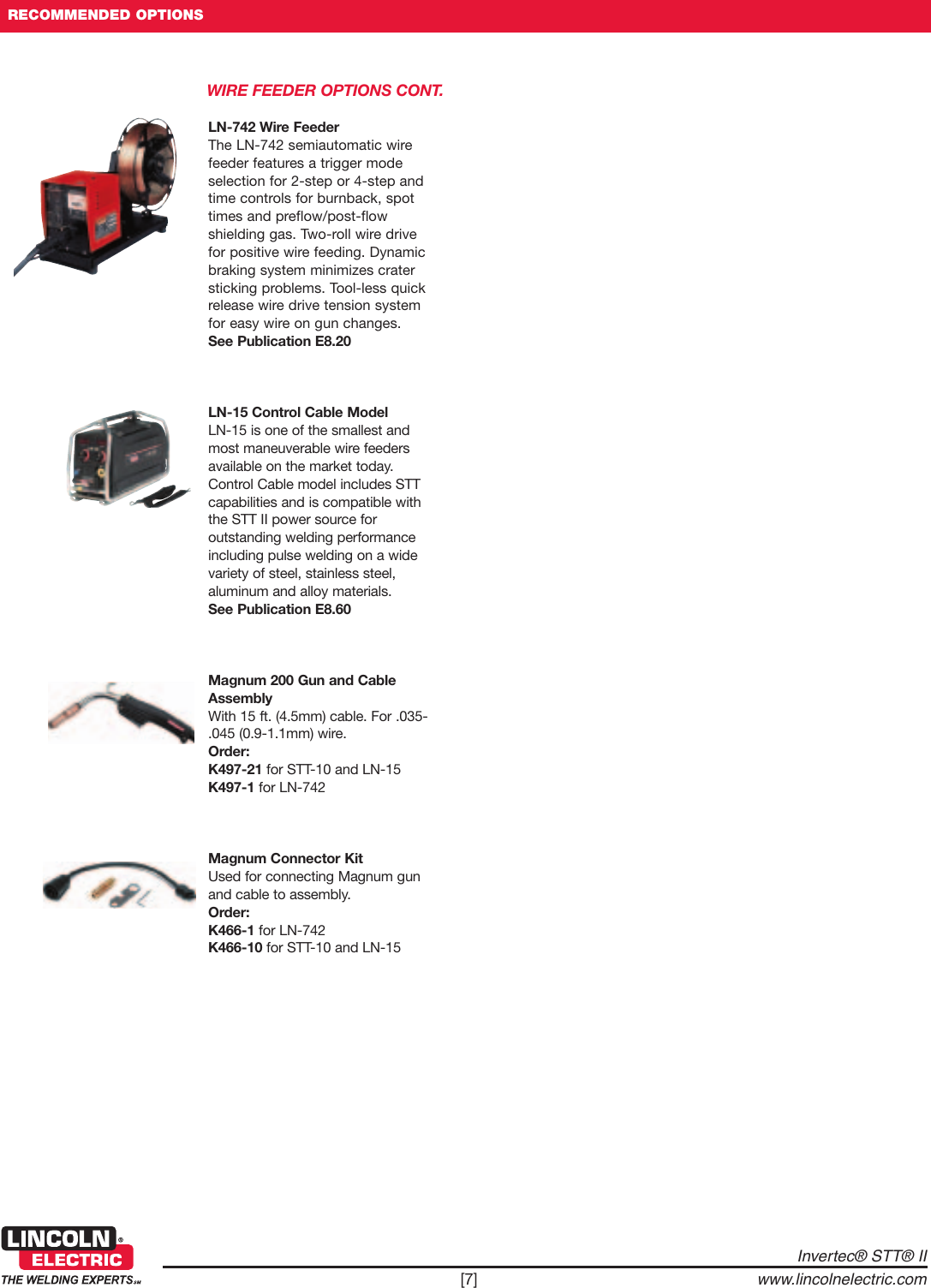 Page 7 of 8 - Lincoln-Electric Lincoln-Electric-Invertec-Stt-Ii-Users-Manual- MIG Welders  Lincoln-electric-invertec-stt-ii-users-manual