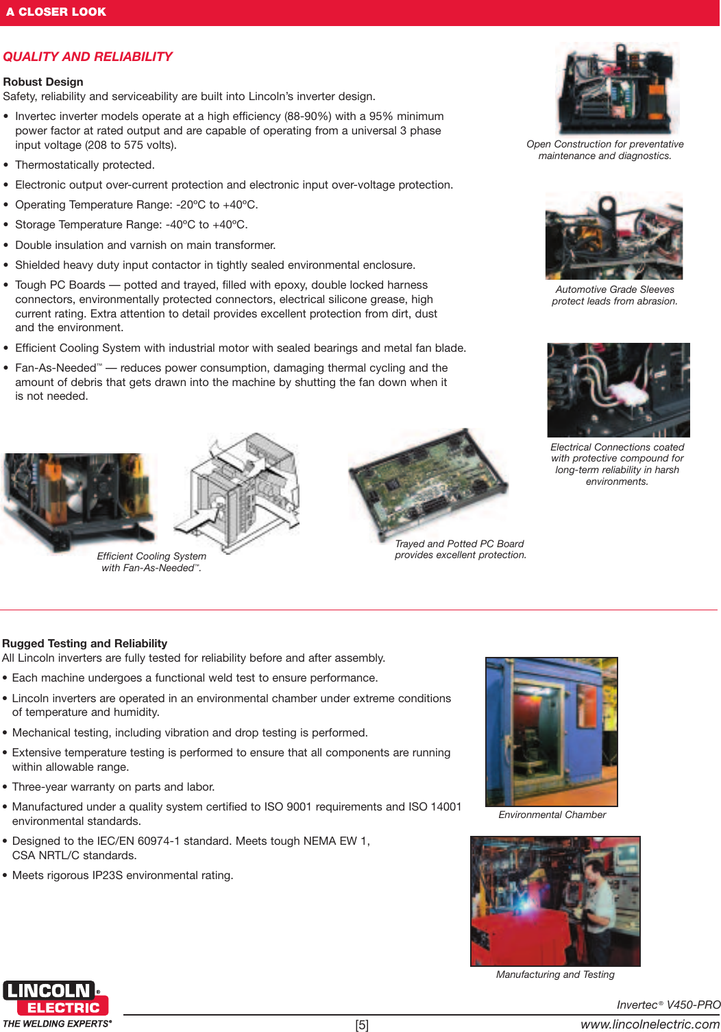 Page 5 of 8 - Lincoln-Electric Lincoln-Electric-Invertec-V450-Pro-Users-Manual- Multi-Process Welders Lincoln-electric-invertec-v450-pro-users-manual