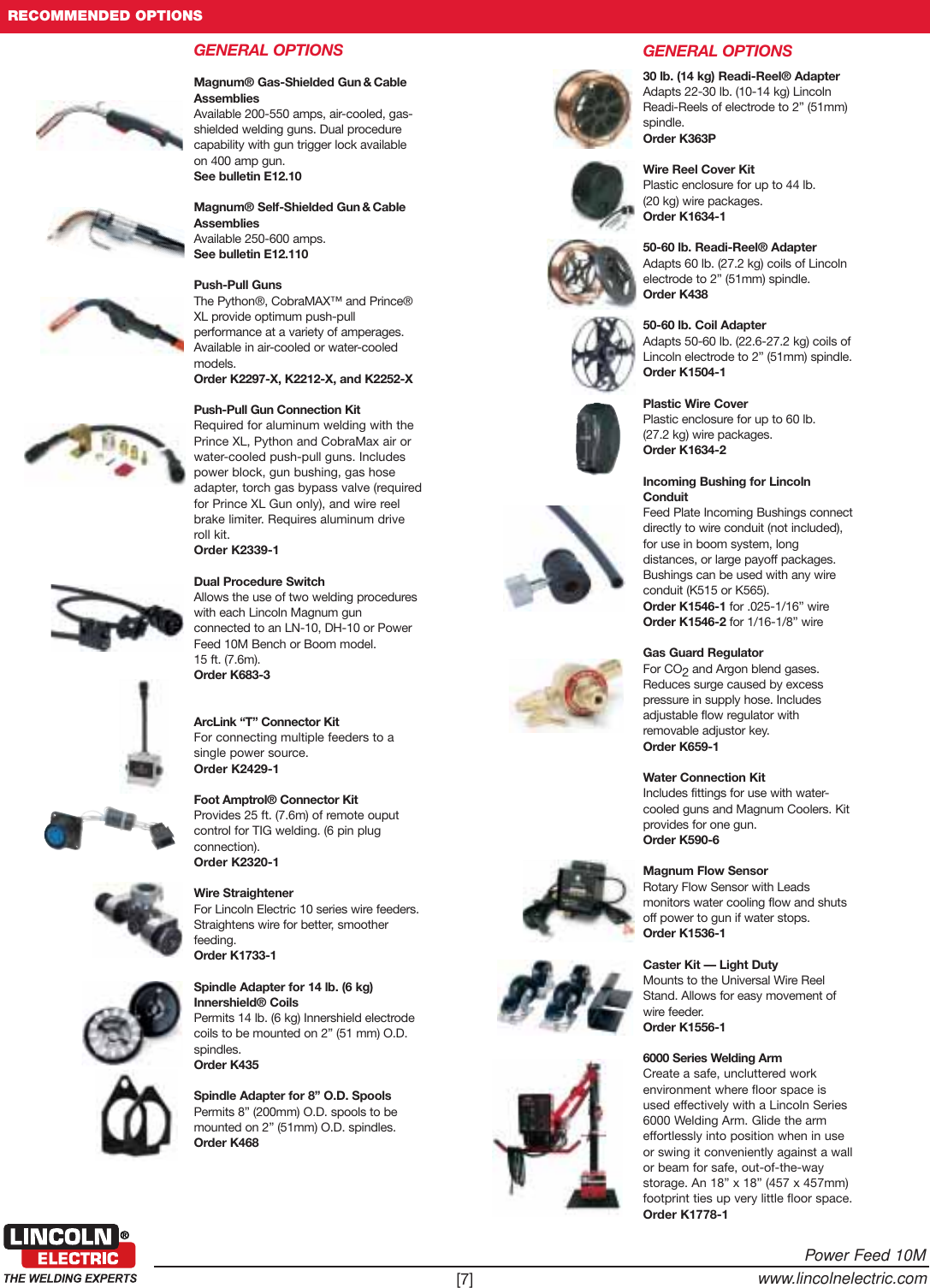 Page 7 of 8 - Lincoln-Electric Lincoln-Electric-Power-Feed-10M-Users-Manual- Semiautomatic Wire Feeders Lincoln-electric-power-feed-10m-users-manual
