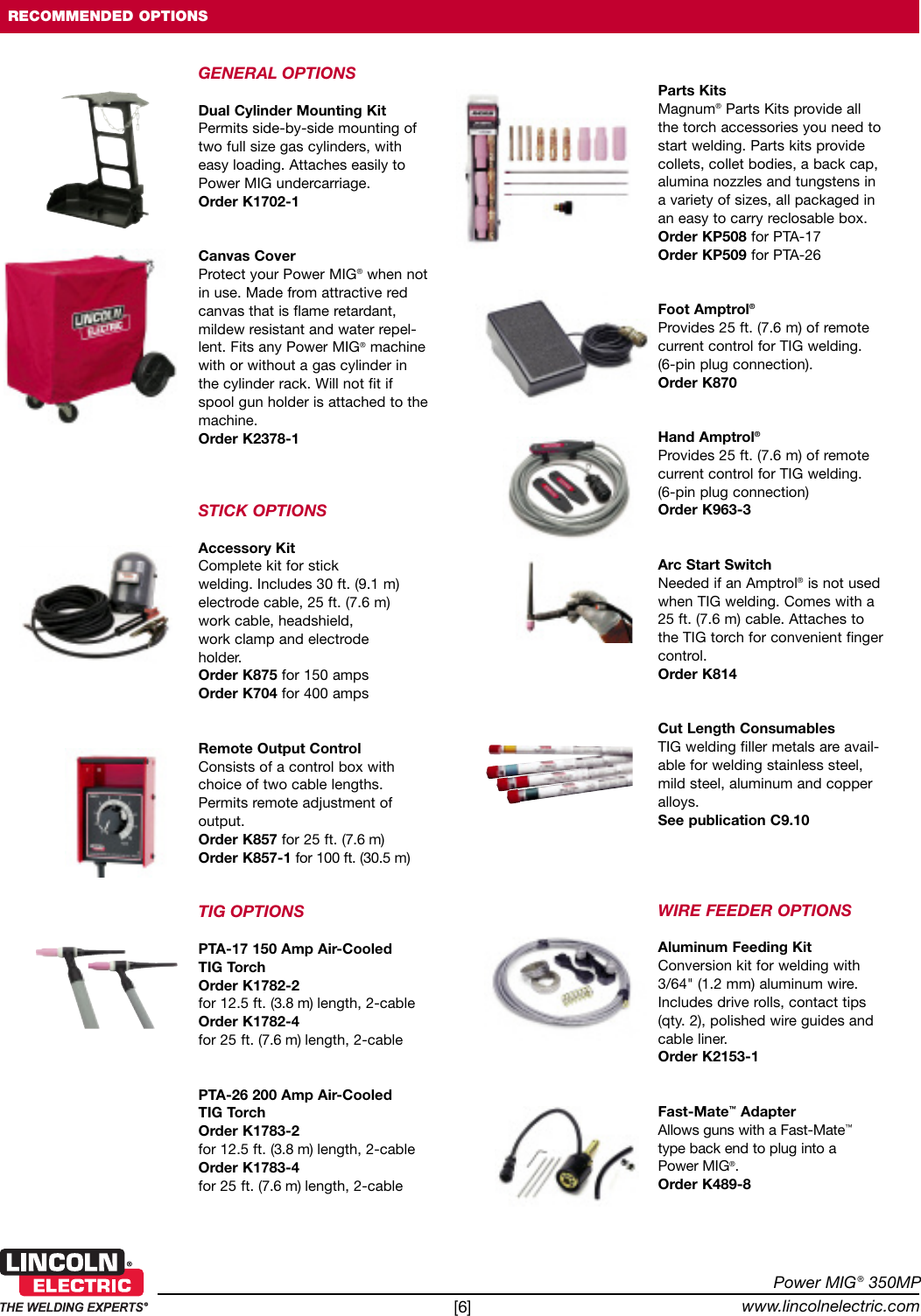 Page 6 of 8 - Lincoln-Electric Lincoln-Electric-Power-Mig-350Mp-Users-Manual- Wire Feeder/Welders  Lincoln-electric-power-mig-350mp-users-manual