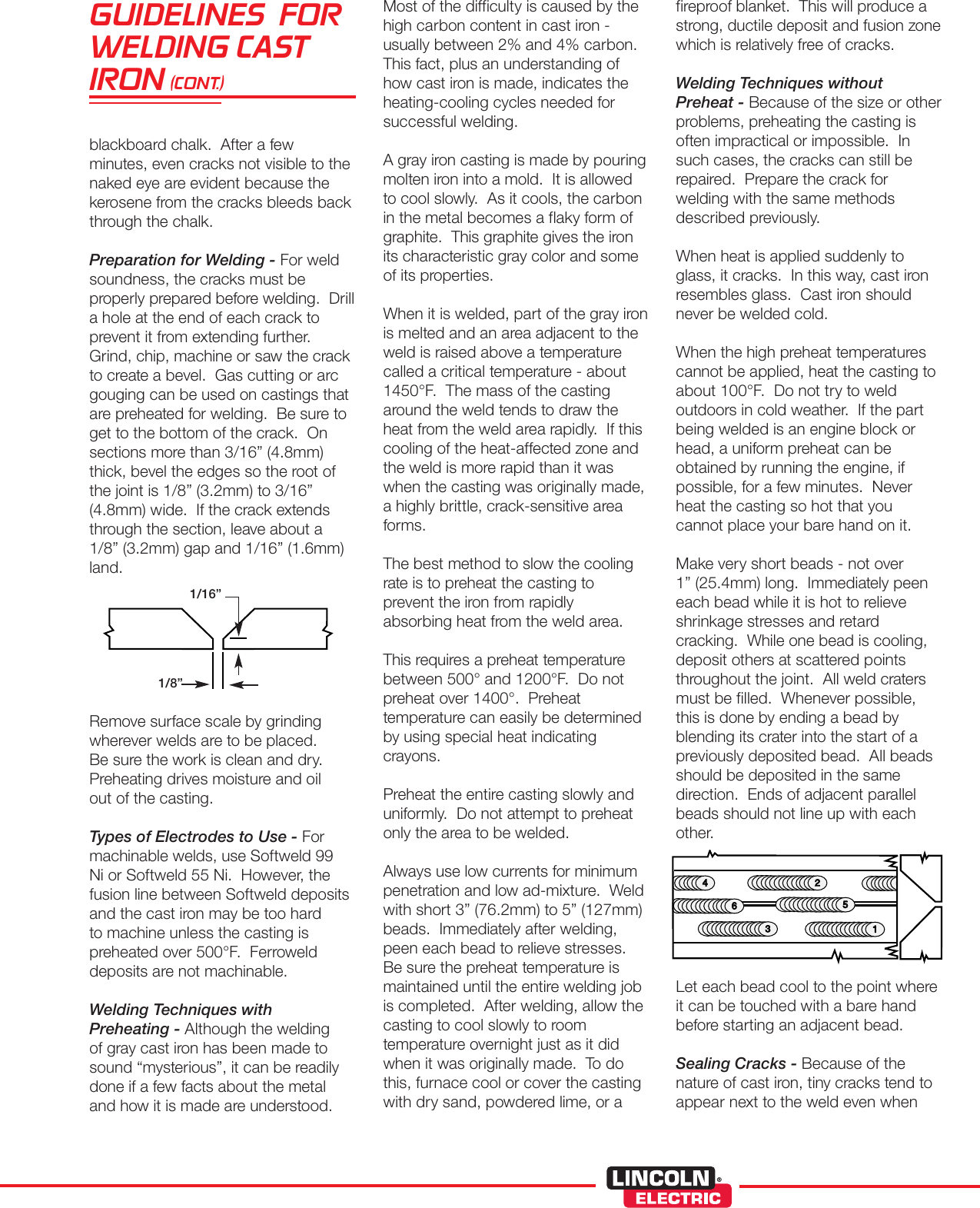 Page 3 of 4 - Lincoln-Electric Lincoln-Electric-Softweld-Ferroweld-Aluminweld-Cast-Iron-And-Aluminum-Arc-Welding-Electrodes-Users-Manual- C8.10 Cast Iron And Aluminum Stick Product Catalog (pdf)  Lincoln-electric-softweld-ferroweld-aluminweld-cast-iron-and-aluminum-arc-welding-electrodes-users-manual
