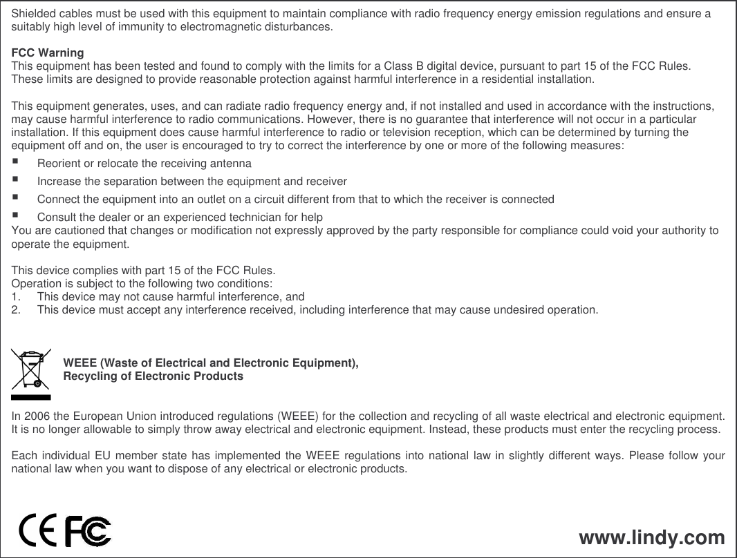 Page 2 of 2 - Lindy Lindy-Usb-2-0-Sata-And-Ide-Adapter-42868V0-Users-Manual- 42868v0 Lindy-usb-2-0-sata-and-ide-adapter-42868v0-users-manual
