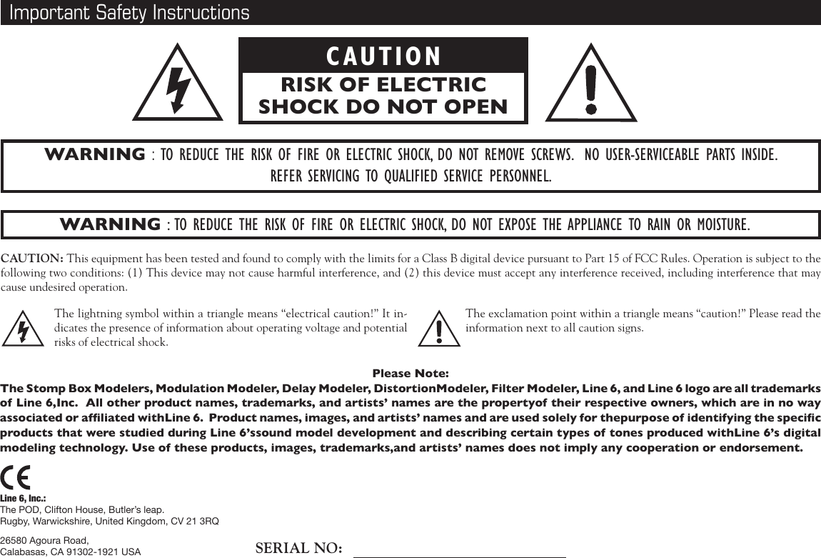 Page 2 of 10 - Line-6 Line-6-Dm4-Quick-Start-Guide