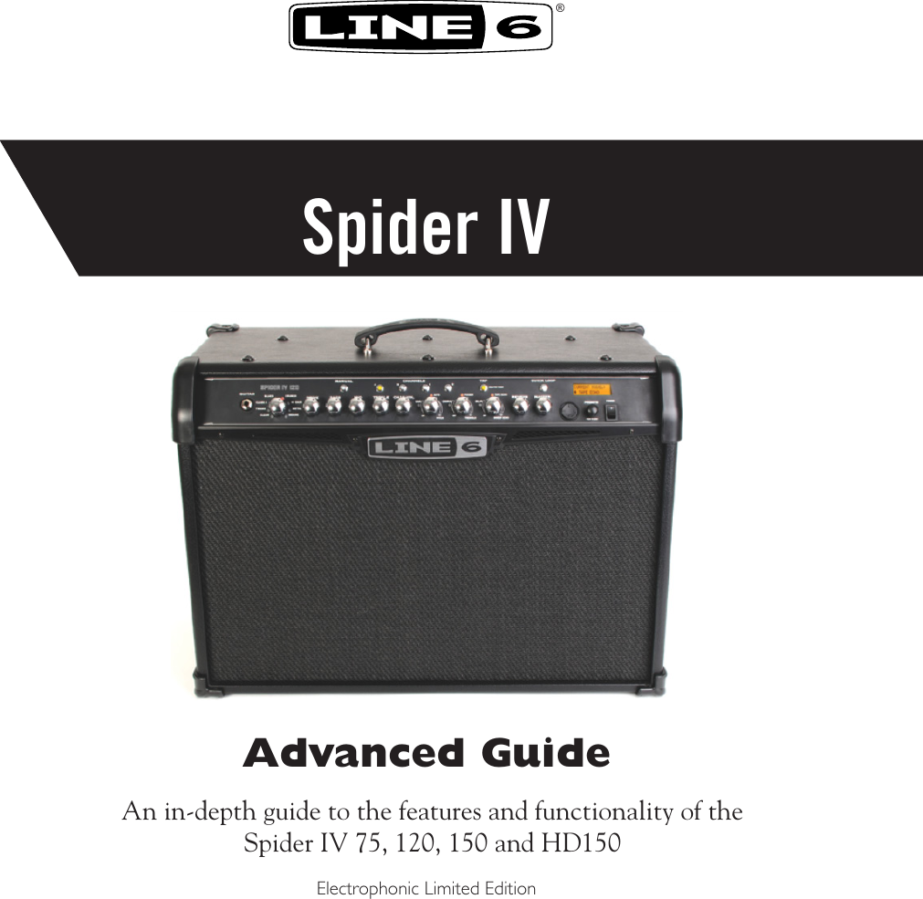 Line 6 Spider Iv 75 Owners Manual Advanced Guide