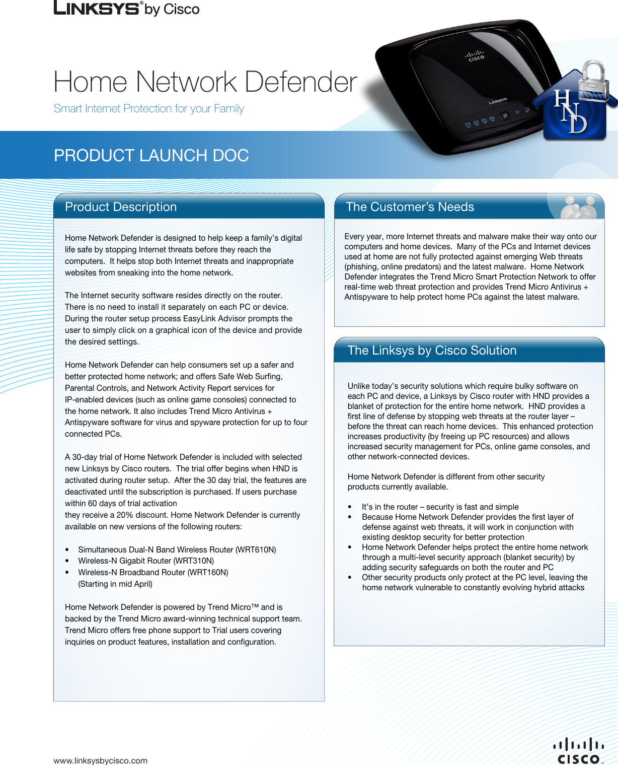 Page 1 of 2 - TPLD_external_Home Network Defender_page1  Home Defender Launch Doc US 4-16