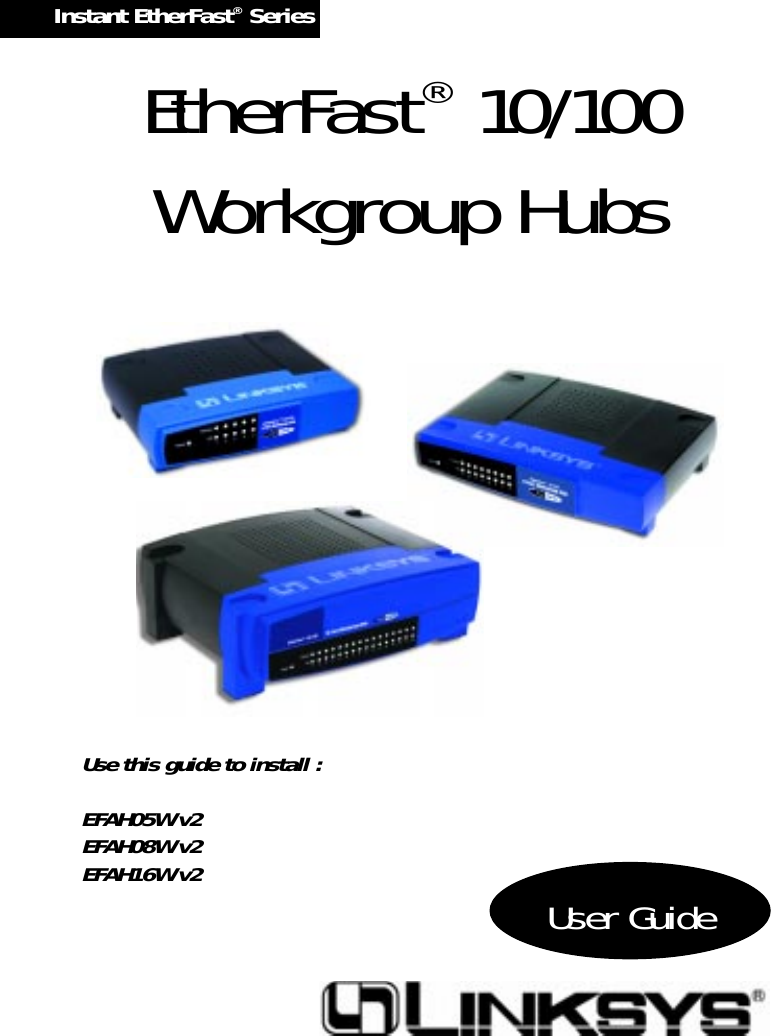 Page 1 of 8 - Linksys Linksys-Efah05W-V2-Users-Manual- Efah05_08_16w_v2  Linksys-efah05w-v2-users-manual