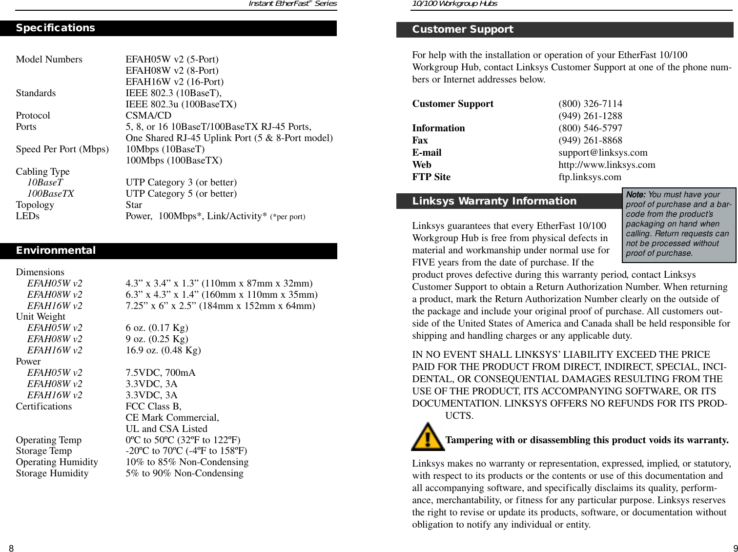 Page 7 of 8 - Linksys Linksys-Efah05W-V2-Users-Manual- Efah05_08_16w_v2  Linksys-efah05w-v2-users-manual