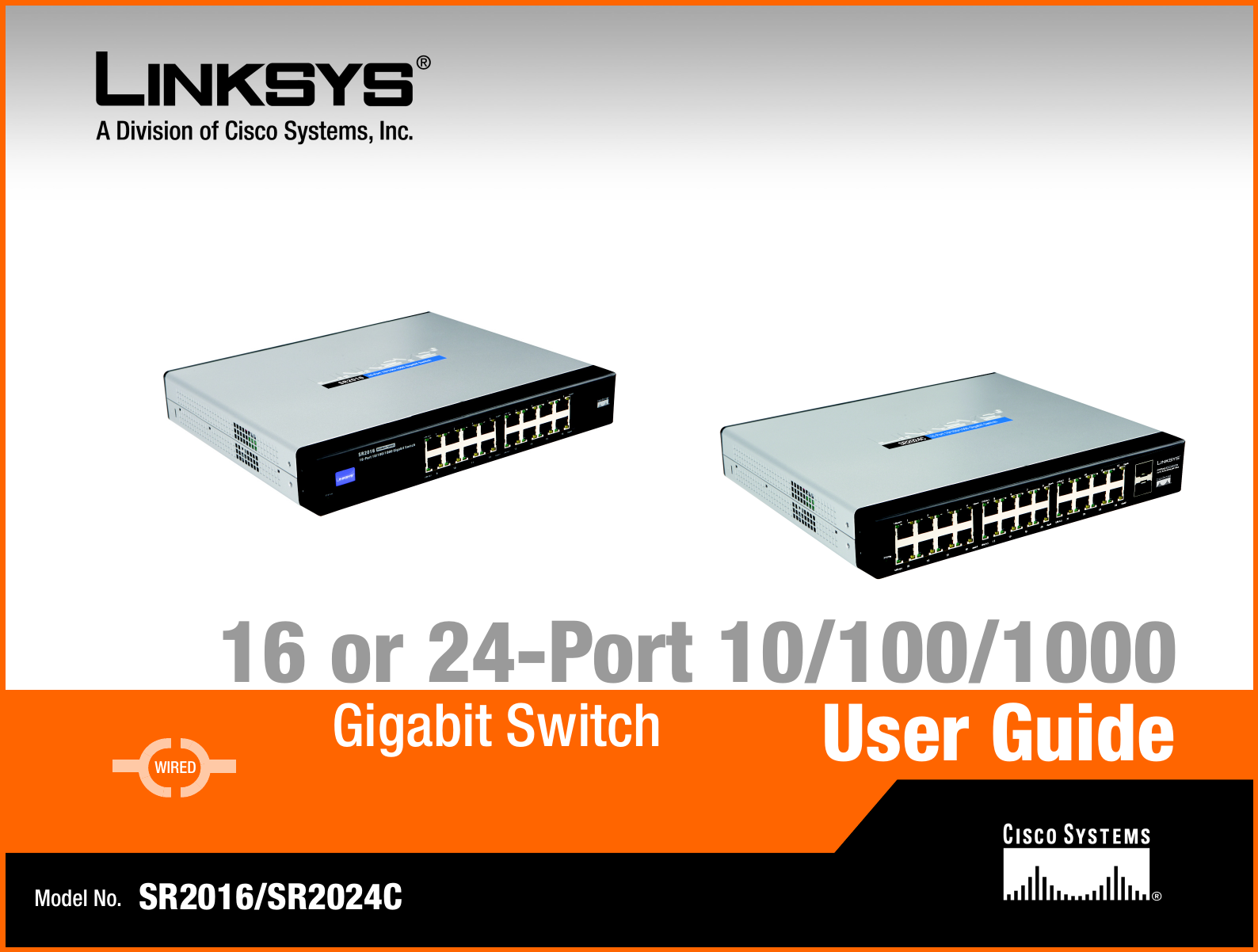 Linksys Cisco SR2016 Gigabit 16 Port 10/100/1000 Switch for sale online 