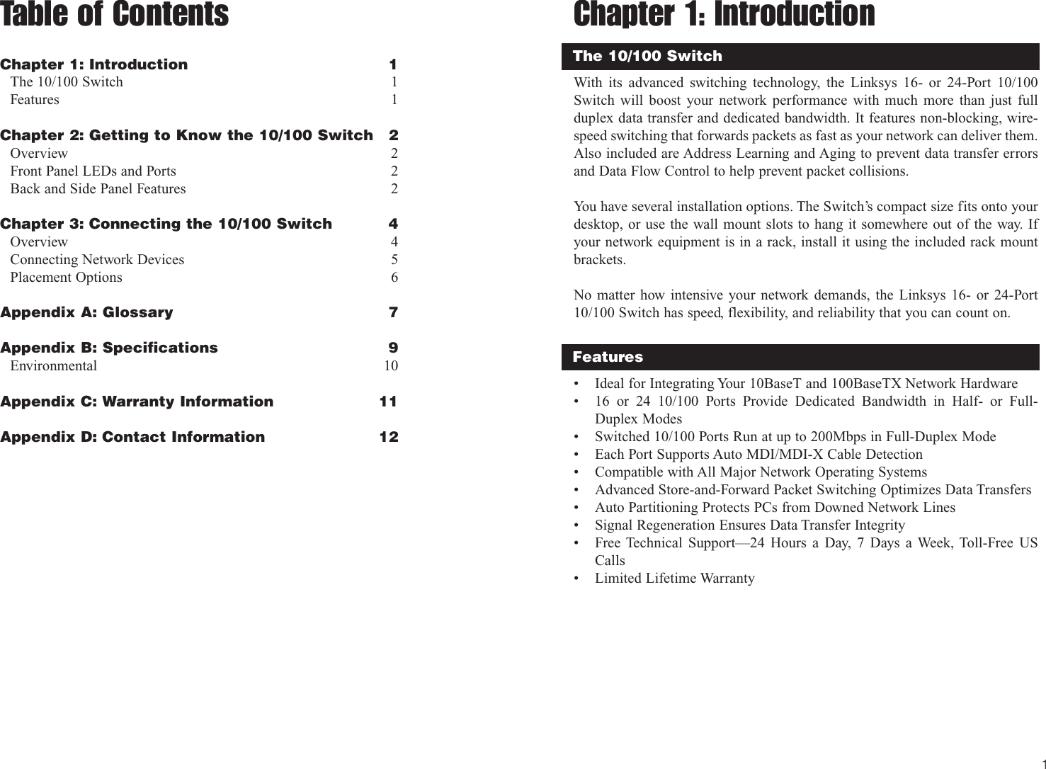 Page 3 of 9 - Linksys Linksys--Sr216-Users-Manual- SR216_224-UG-Rev_NC  Linksys--sr216-users-manual