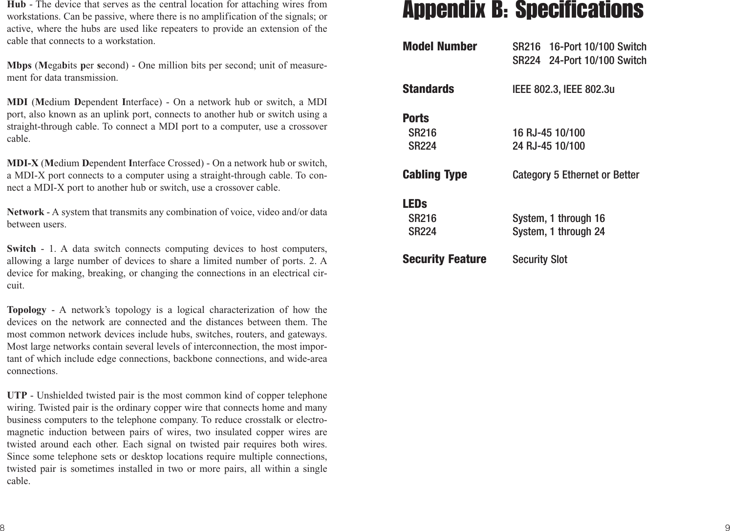 Page 7 of 9 - Linksys Linksys--Sr216-Users-Manual- SR216_224-UG-Rev_NC  Linksys--sr216-users-manual