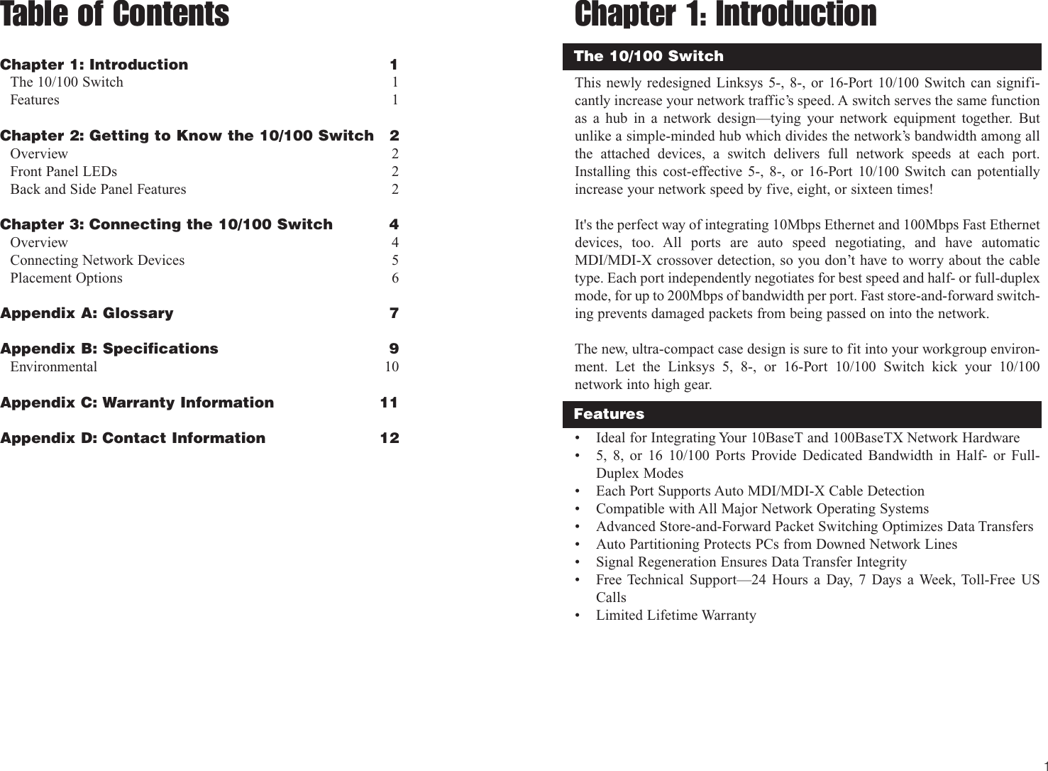 Page 3 of 9 - Linksys Linksys-Sd205-Owners-Manual Cisco SD205, SD208, SD216 10/100 Switches Quick Start Guide