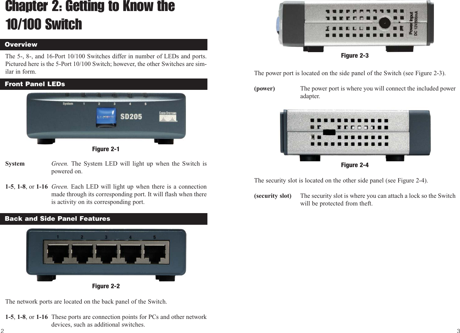 Page 4 of 9 - Linksys Linksys-Sd205-Owners-Manual Cisco SD205, SD208, SD216 10/100 Switches Quick Start Guide