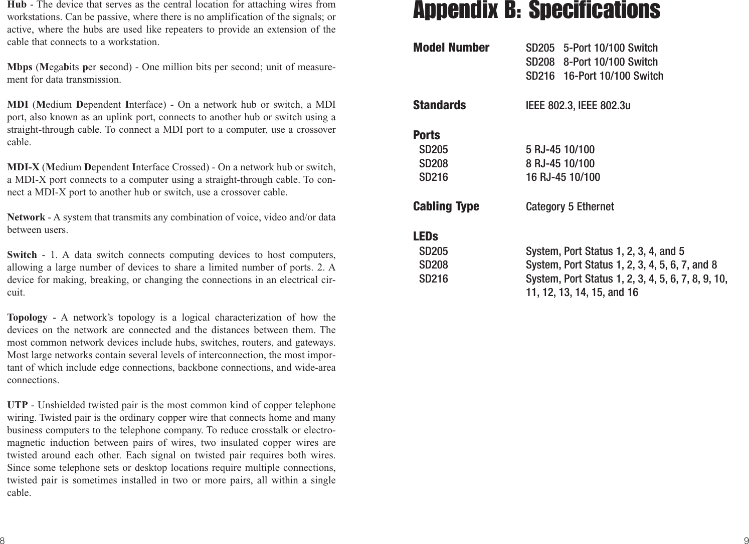 Page 7 of 9 - Linksys Linksys-Sd205-Owners-Manual Cisco SD205, SD208, SD216 10/100 Switches Quick Start Guide