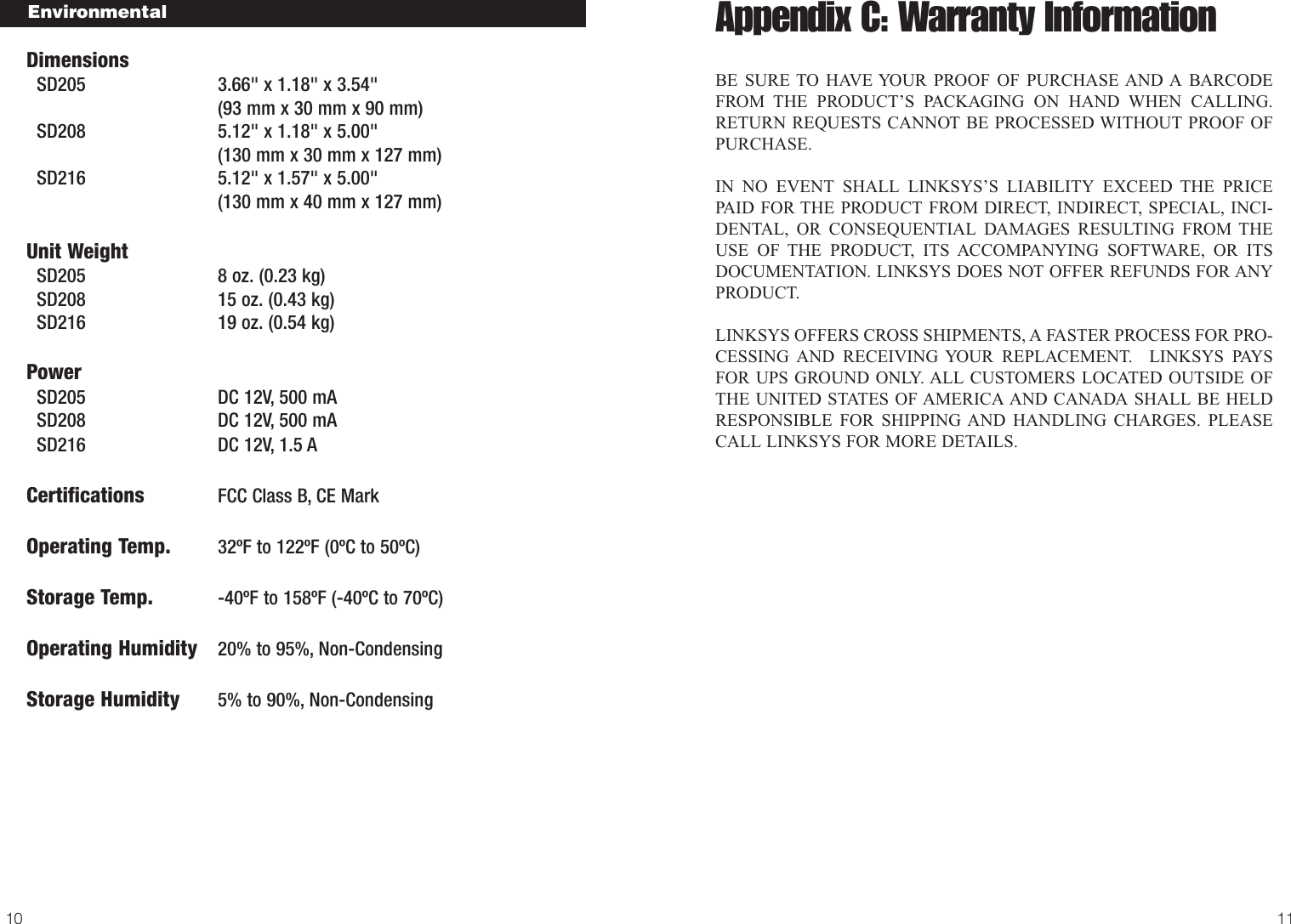 Page 8 of 9 - Linksys Linksys-Sd205-Owners-Manual Cisco SD205, SD208, SD216 10/100 Switches Quick Start Guide