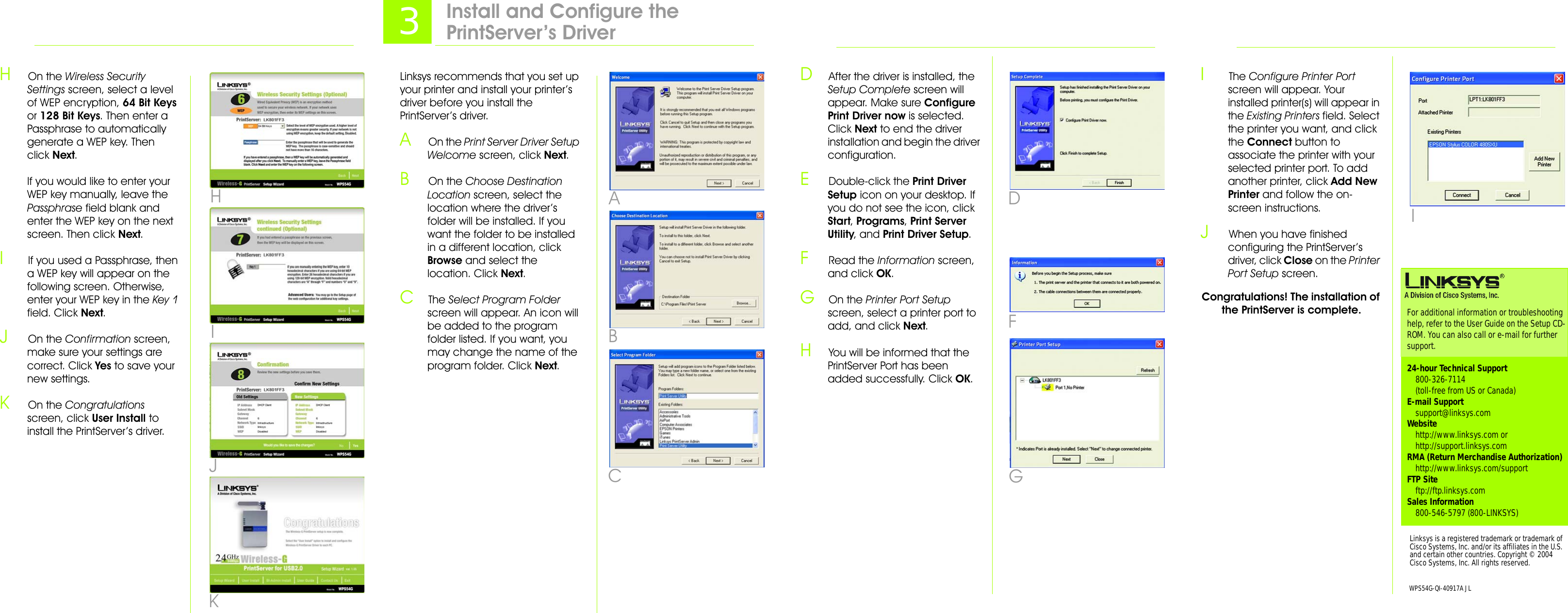 Page 2 of 2 - Linksys Linksys-Wps54G-Quick-Start-Guide WPS54G-QI-Rev_A