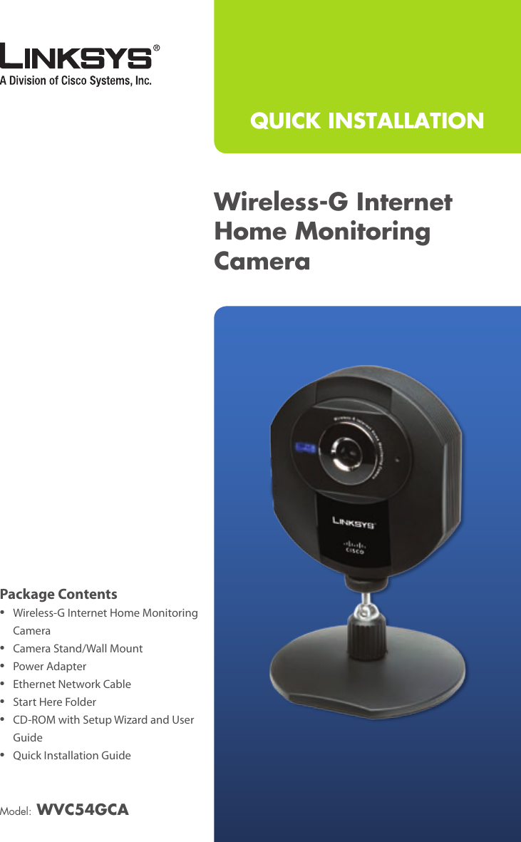linksys wireless g internet home monitoring camera
