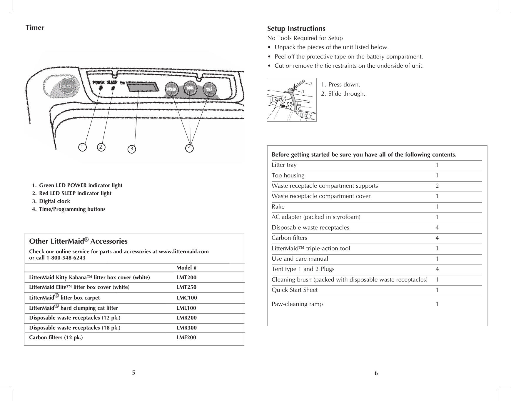 Littermaid Lme9000mb Use And Care Manual