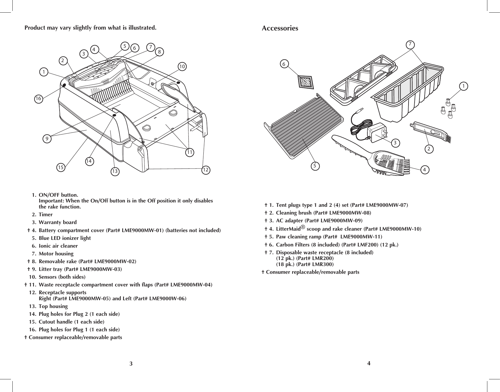 Littermaid Lme9000mw Use And Care Manual