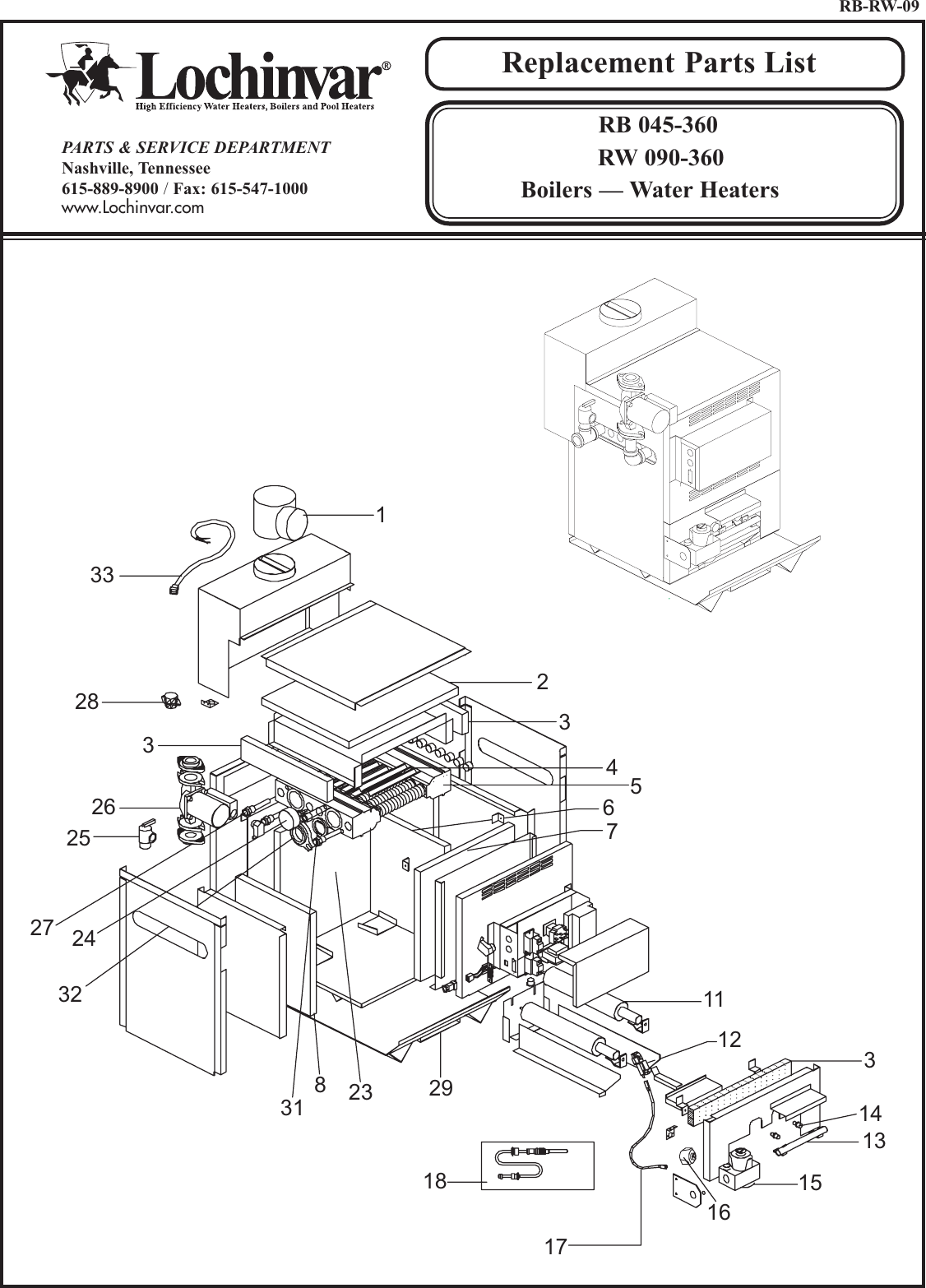 Page 1 of 4 - Lochinvar Lochinvar-Rw-090-360-Users-Manual- RB-RW-09.qxp  Lochinvar-rw-090-360-users-manual