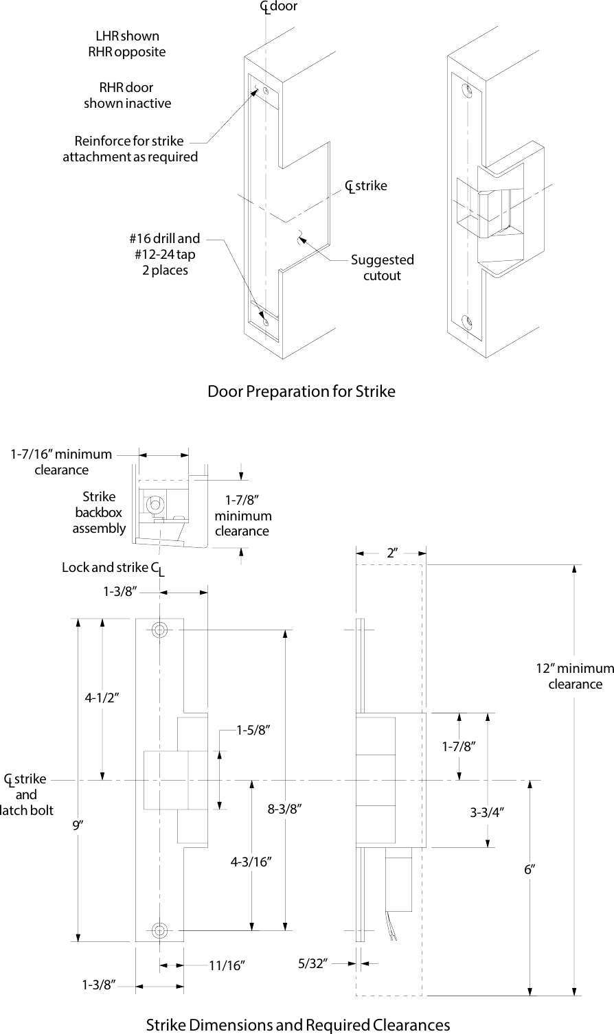 Page 2 of 2 - Locks  6224/6224DS Installation Instructions 107692