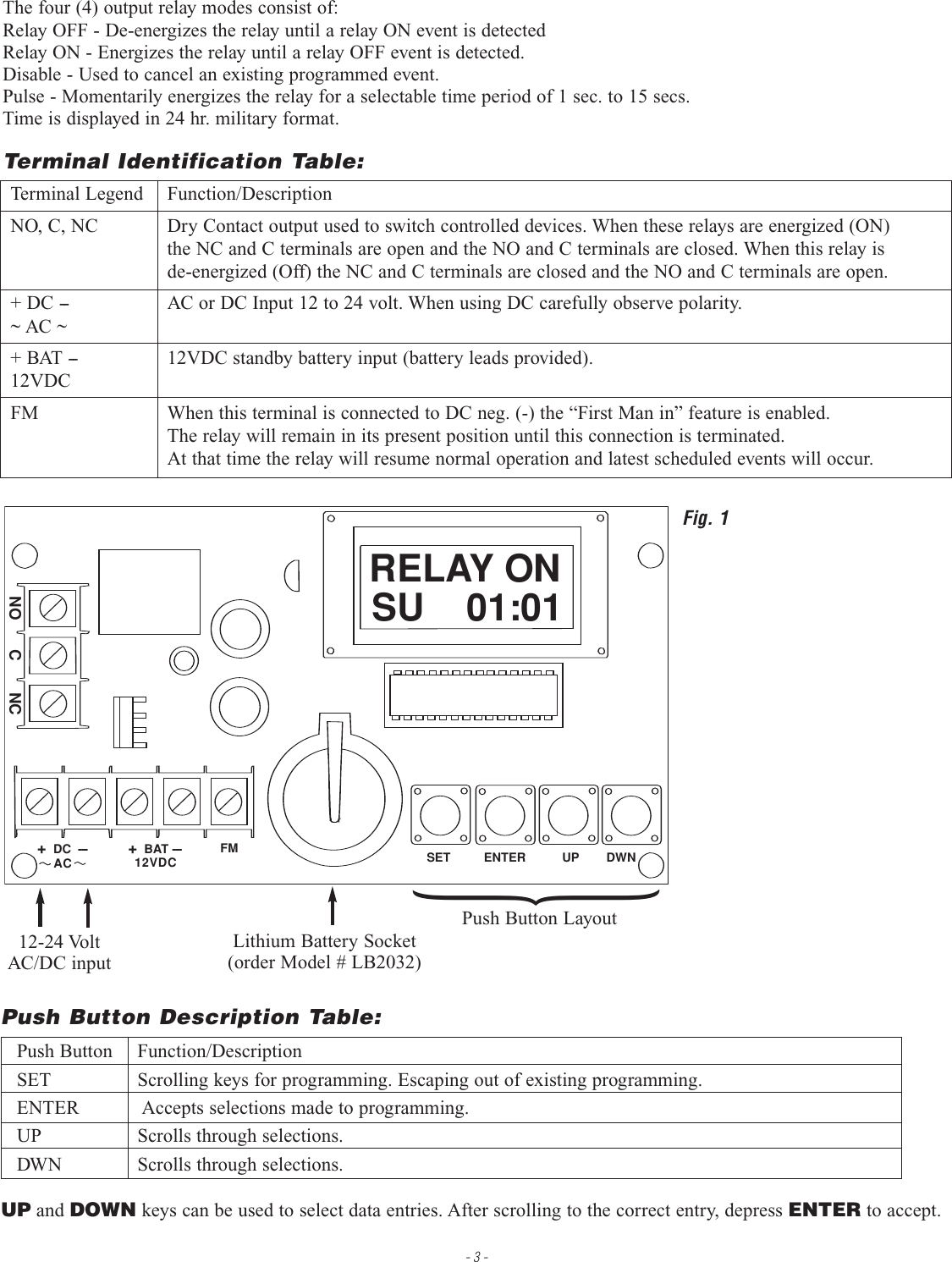 Page 3 of 8 - Locks  Altronix PT724A Time Controller Installation Guide Altronix-PT724A-Timer-Controller-Installation-Guide