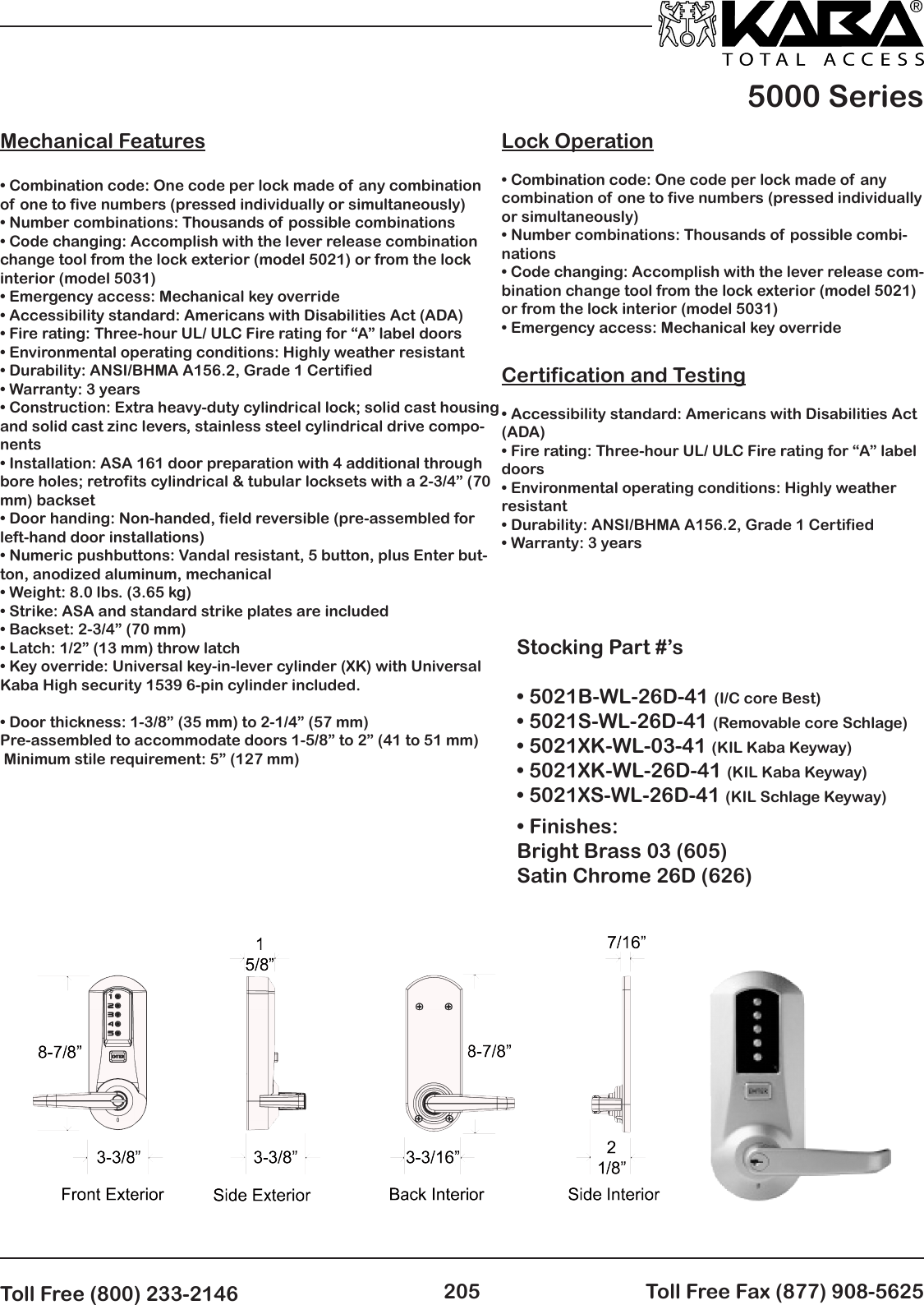 Page 3 of 11 - Locks  PDF Orchard-Lock Simplex