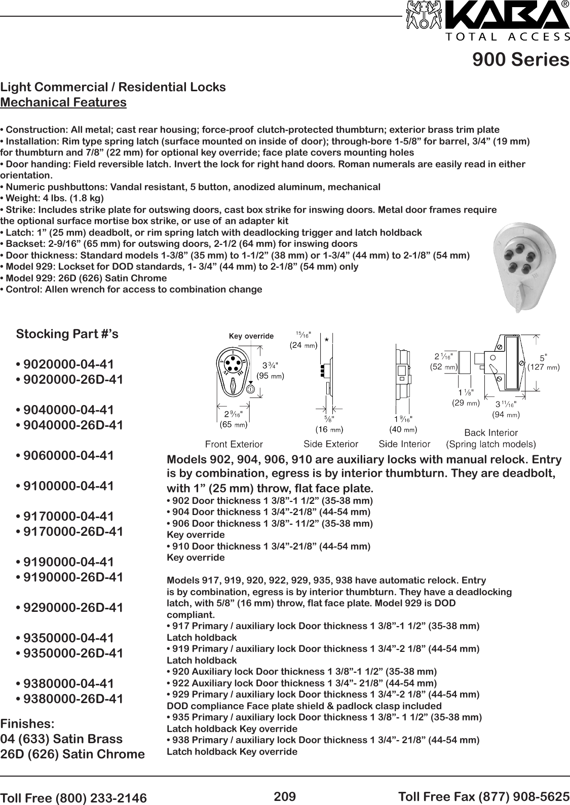 Page 7 of 11 - Locks  PDF Orchard-Lock Simplex