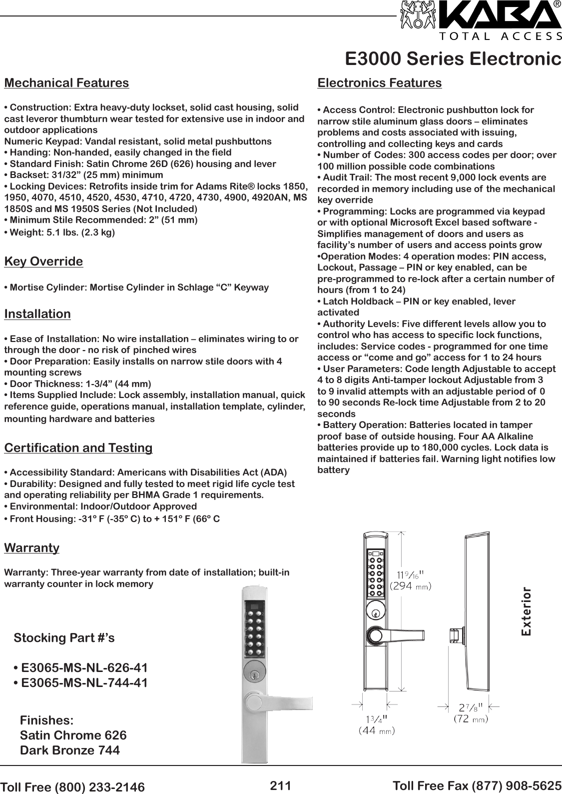 Page 9 of 11 - Locks  PDF Orchard-Lock Simplex