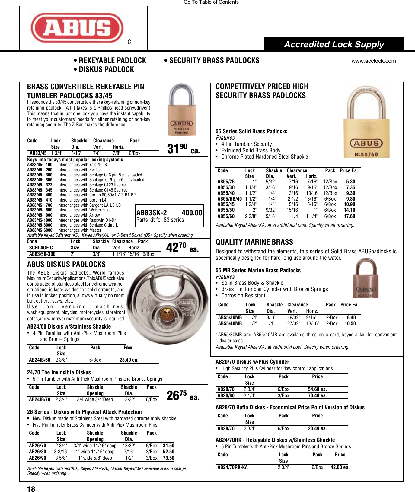 Page 2 of 6 - Locks  View PDF Abus-hq