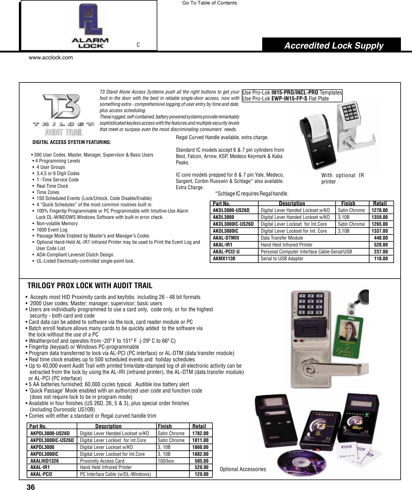 Page 2 of 8 - Locks  View PDF Alarm-lock-hq
