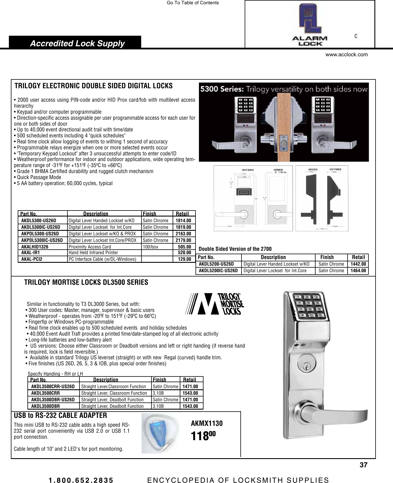 Page 3 of 8 - Locks  View PDF Alarm-lock-hq