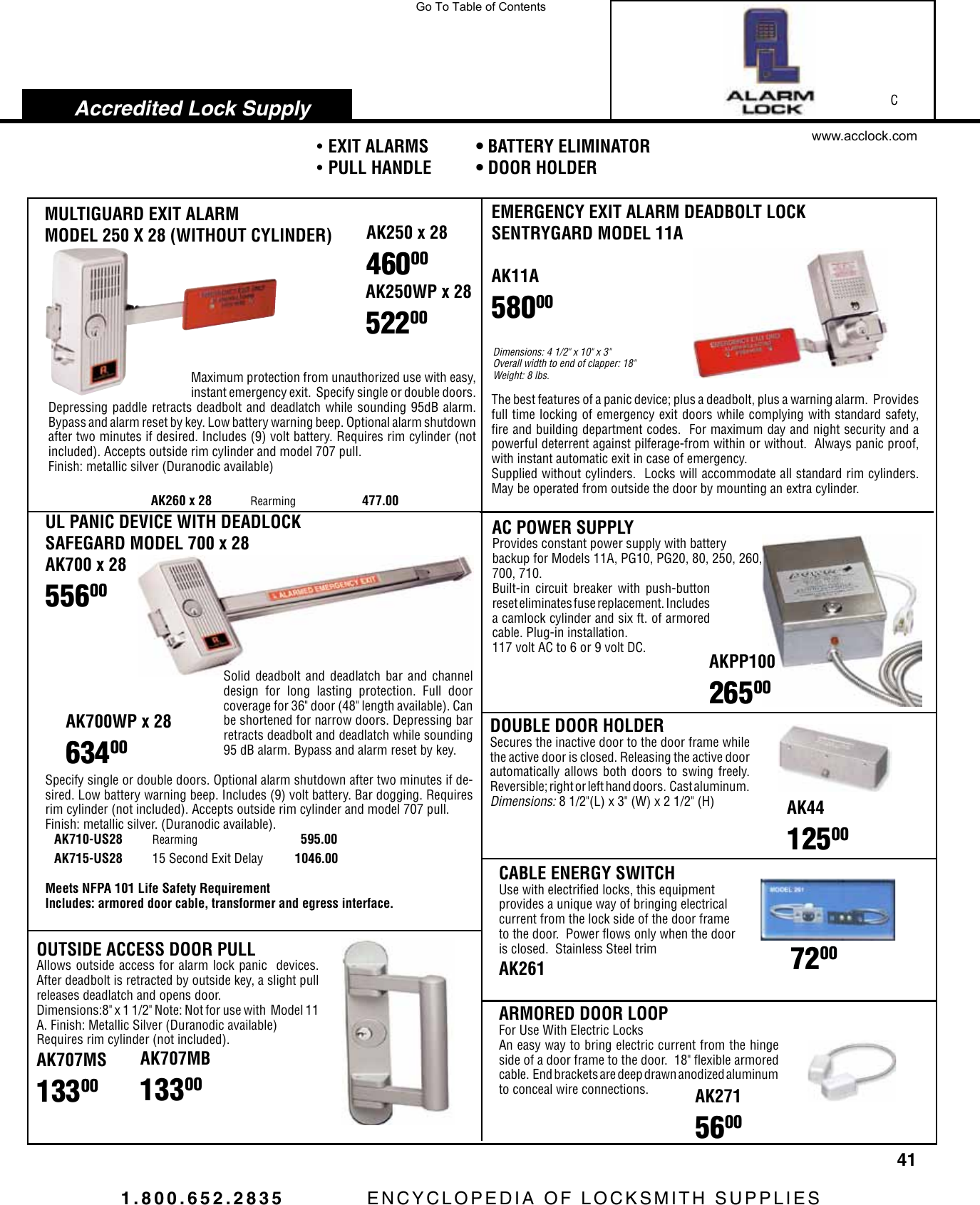 Page 7 of 8 - Locks  View PDF Alarm-lock-hq