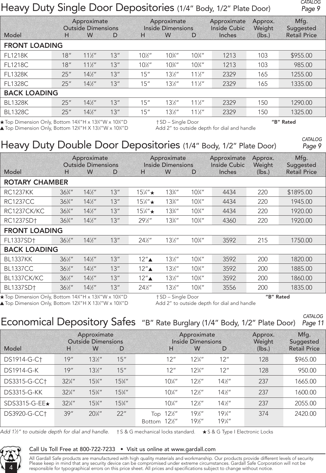 Page 4 of 8 - Locks Price List 2006 October 1, 2015 Ga-10-1-2015