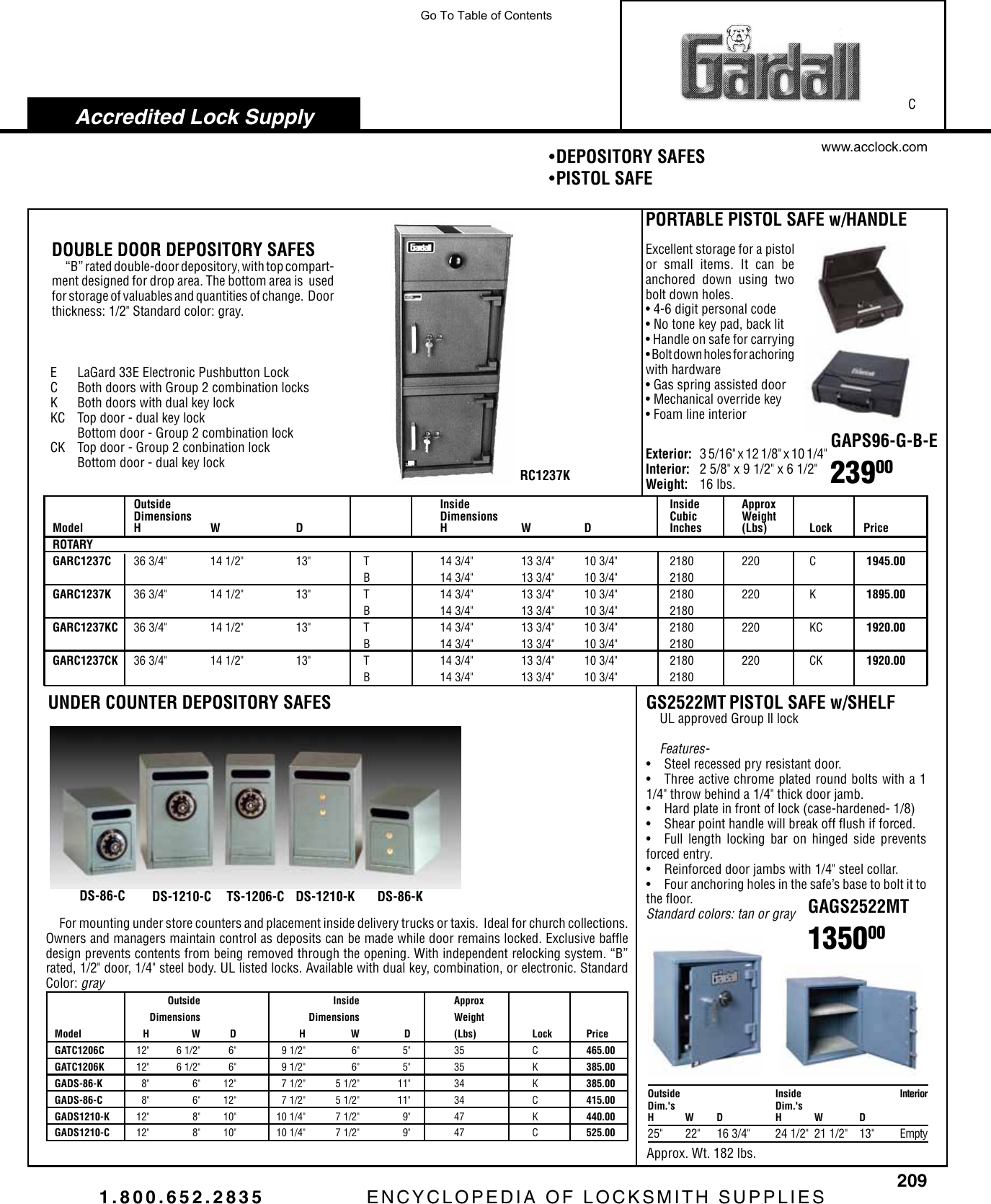 Page 4 of 10 - Locks  View PDF Gardall-hq