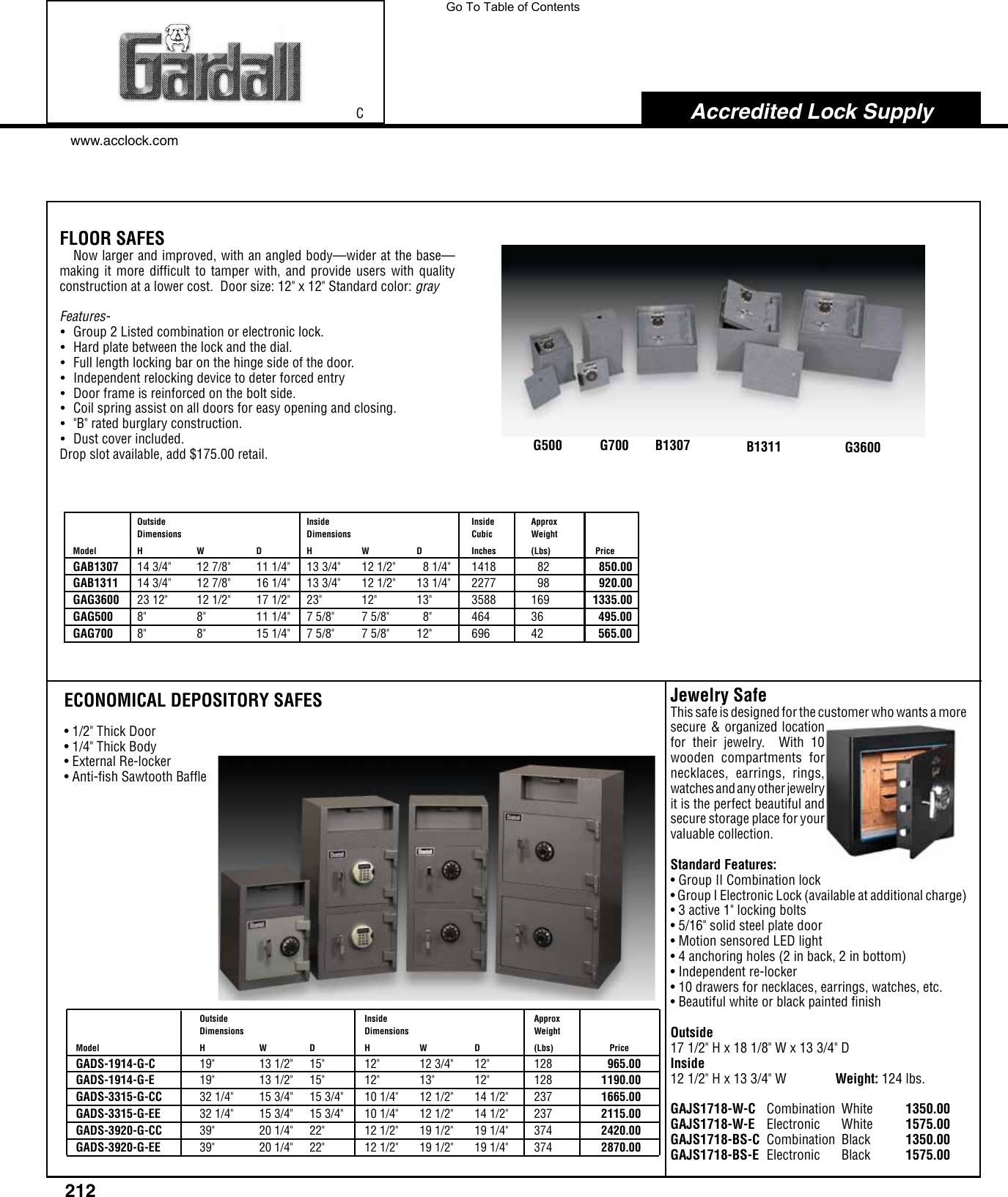 Page 7 of 10 - Locks  View PDF Gardall-hq