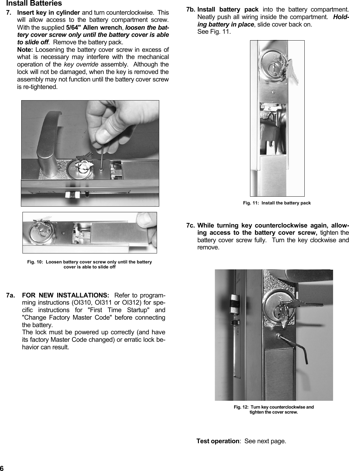 Page 6 of 8 - Locks XNarrow_DL1200-DL1300-PDL1300_WI1458D.22_INST Installation Instructions Inst-dl1200-dl1300