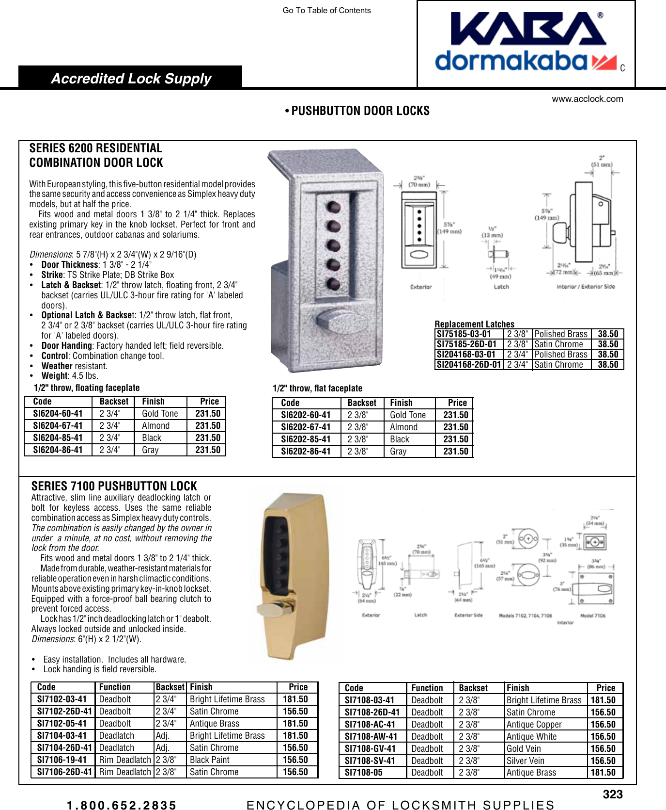 Page 1 of 9 - Locks  View PDF Kaba-hq