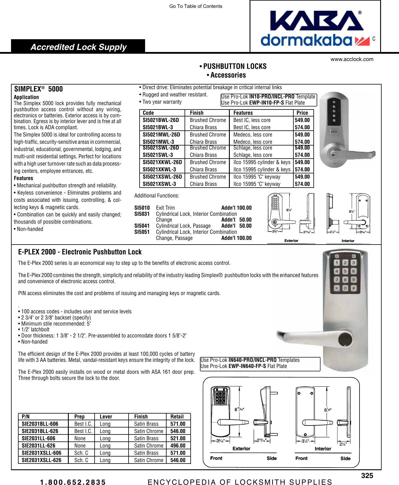 Page 3 of 9 - Locks  View PDF Kaba-hq